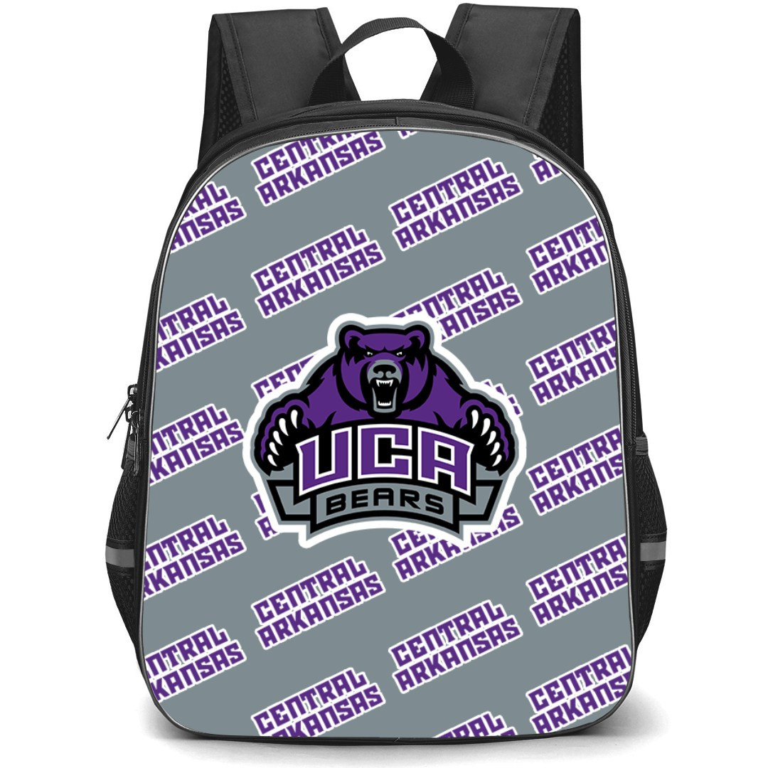 Central Arkansas Bears Backpack StudentPack - University of Central Arkansas Bears College Football Medley Monogram Wordmark