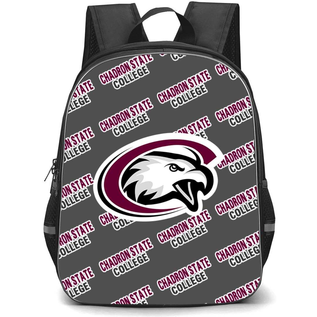 Chadron State College Eagles Backpack StudentPack - Chadron State College Eagles College Football Medley Monogram Wordmark