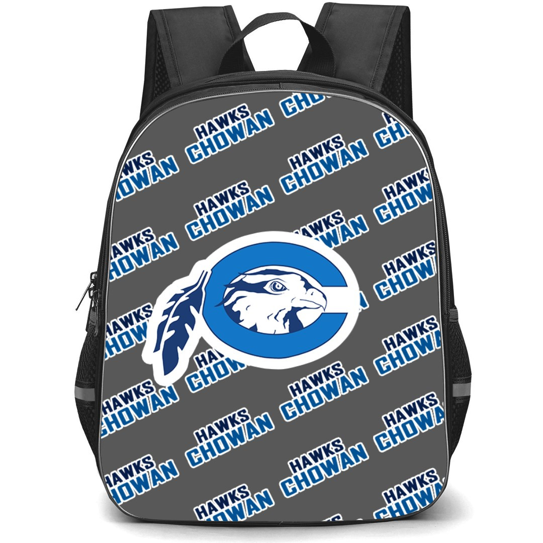Chowan University Hawks Backpack StudentPack - Chowan University Hawks College Football Medley Monogram Wordmark