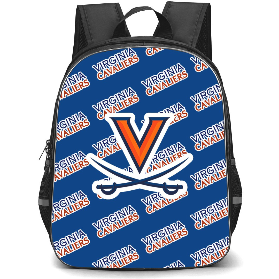 Virginia Cavaliers Backpack StudentPack - Virginia Cavaliers College Football Medley Monogram Wordmark