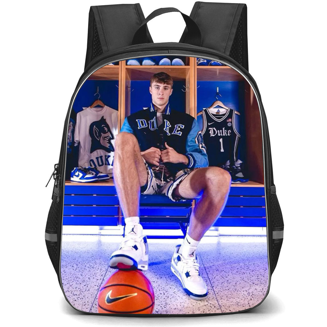 Cooper Flagg Backpack StudentPack - Cooper Flagg Official Photoshoot In Duke Poster
