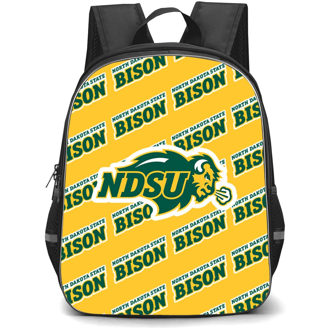 North Dakota State Bison Backpack StudentPack - North Dakota State University Bison College Football Medley Monogram Wordmark