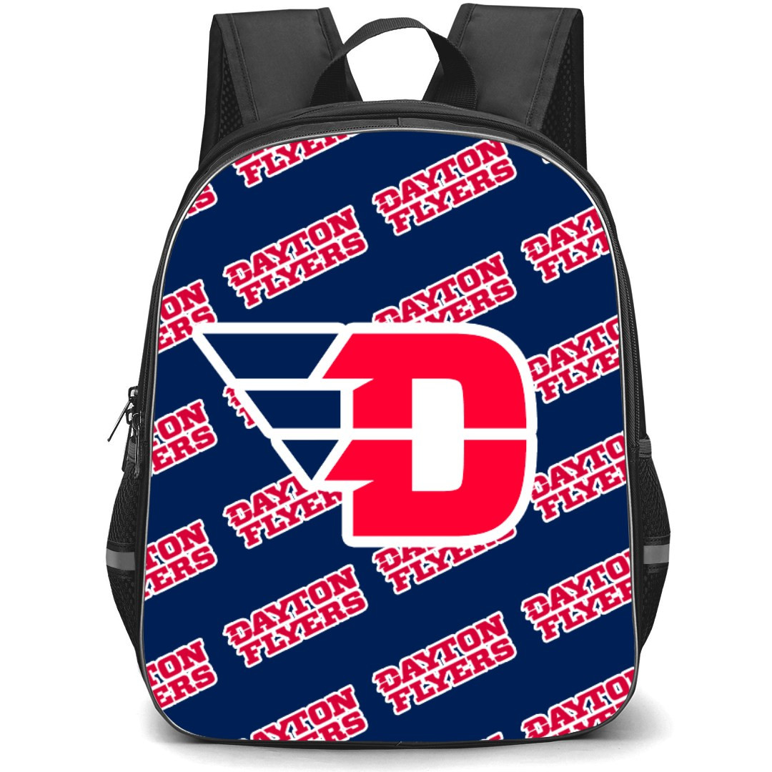 Dayton Flyers Backpack StudentPack - University of Dayton Flyers College Football Medley Monogram Wordmark