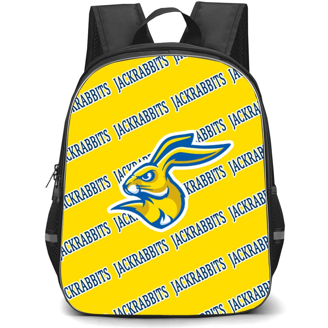 South Dakota State Jackrabbits Backpack StudentPack - South Dakota State University Jackrabbits College Football Medley Monogram Wordmark