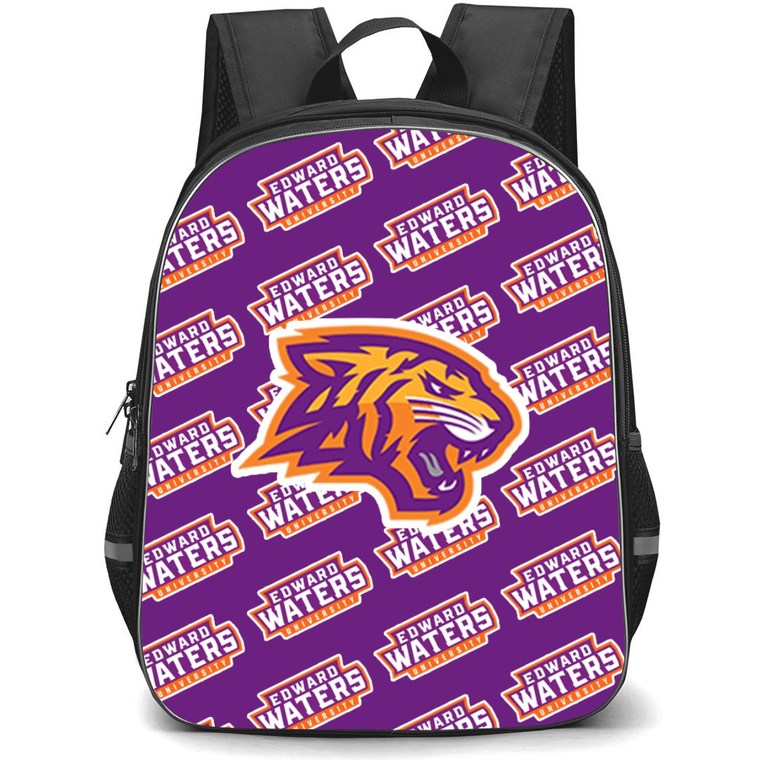 Edward Waters University Tigers Backpack StudentPack - Edward Waters University Tigers College Football Medley Monogram Wordmark