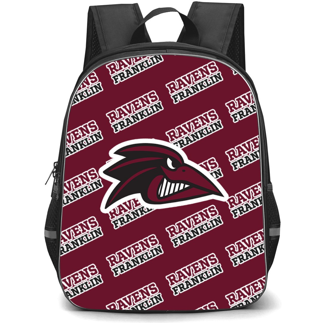 Franklin Pierce University Ravens Backpack StudentPack - Franklin Pierce University Ravens College Football Medley Monogram Wordmark