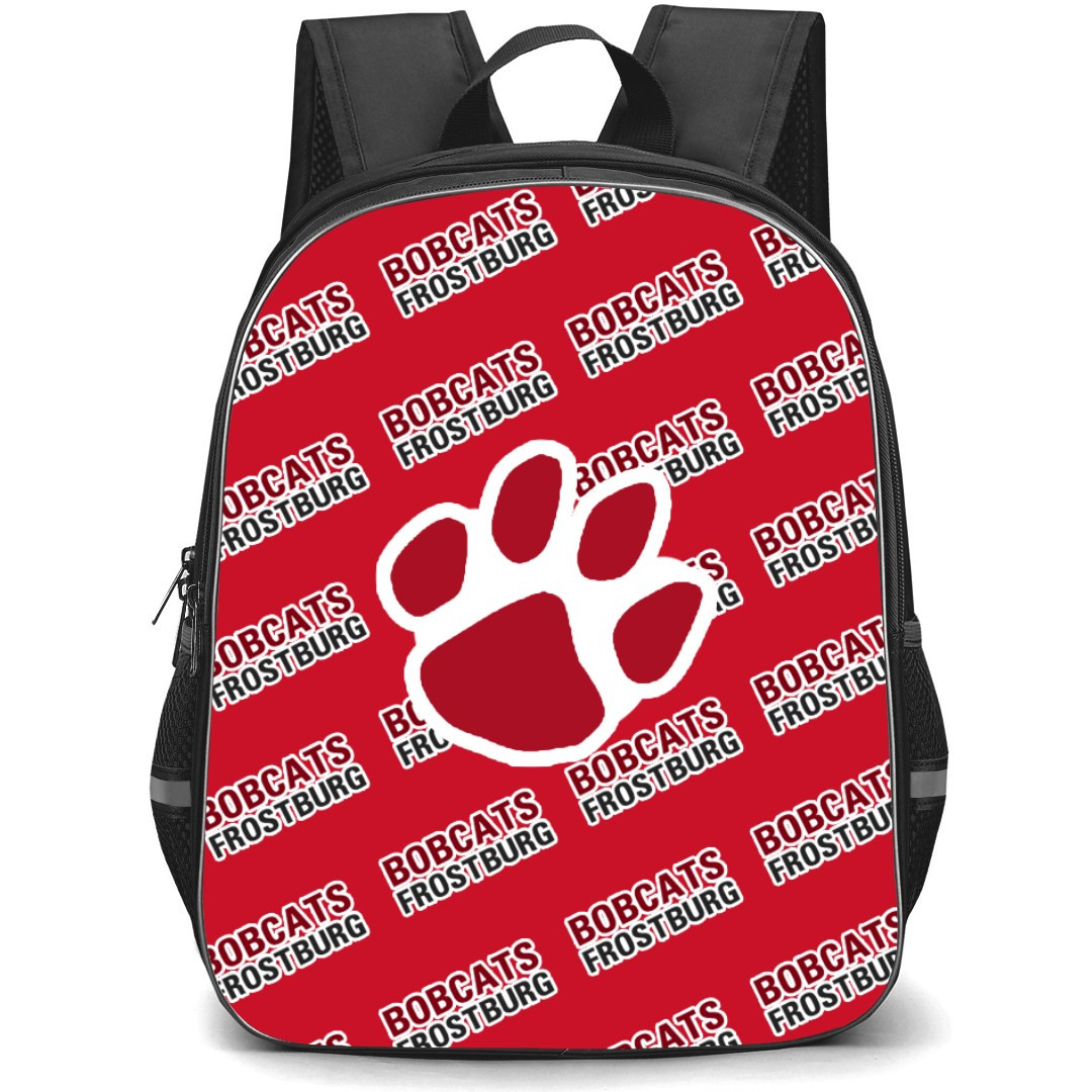 Frostburg State University Bobcats Backpack StudentPack - Frostburg State University Bobcats College Football Medley Monogram Wordmark