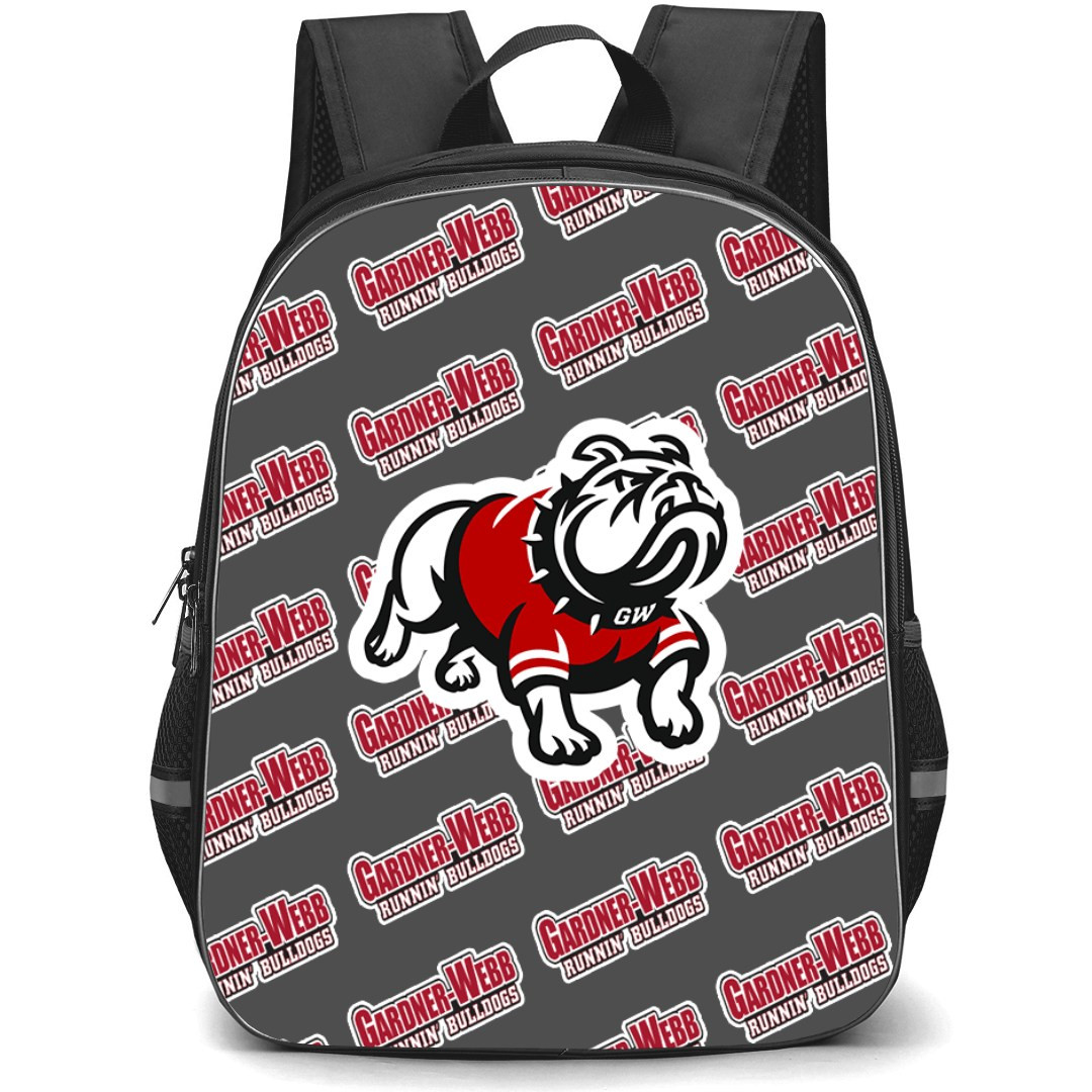 Gardner?Webb Runnin' Bulldogs Backpack StudentPack - Gardner?Webb University Runnin' Bulldogs College Football Medley Monogram Wordmark