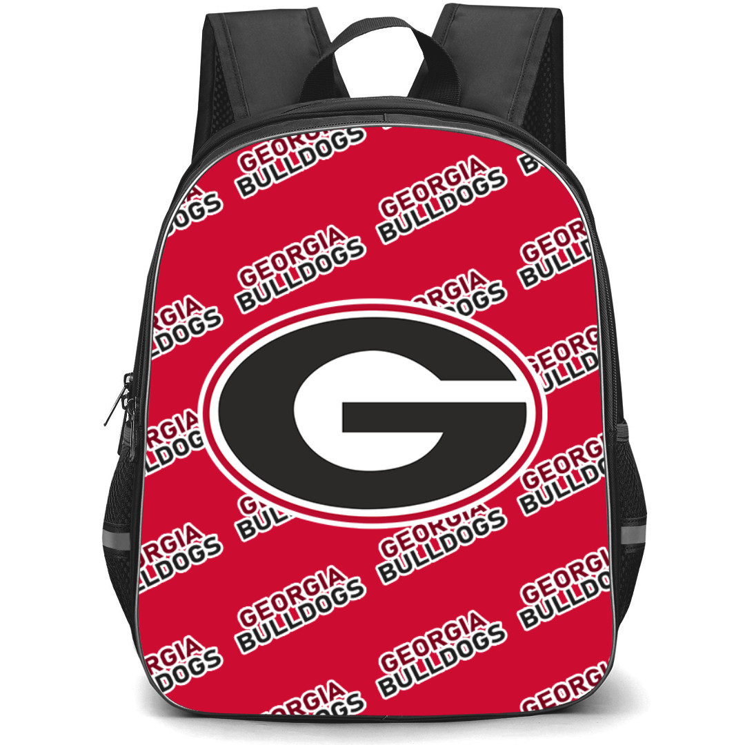 Georgia Bulldogs Backpack StudentPack - Georgia Bulldogs College Football Medley Monogram Wordmark