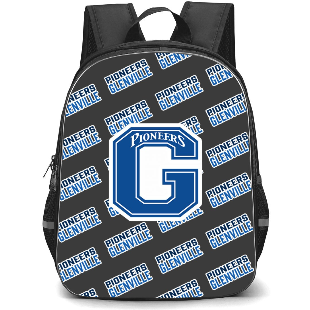 Glenville State University Pioneers Backpack StudentPack - Glenville State University Pioneers College Football Medley Monogram Wordmark