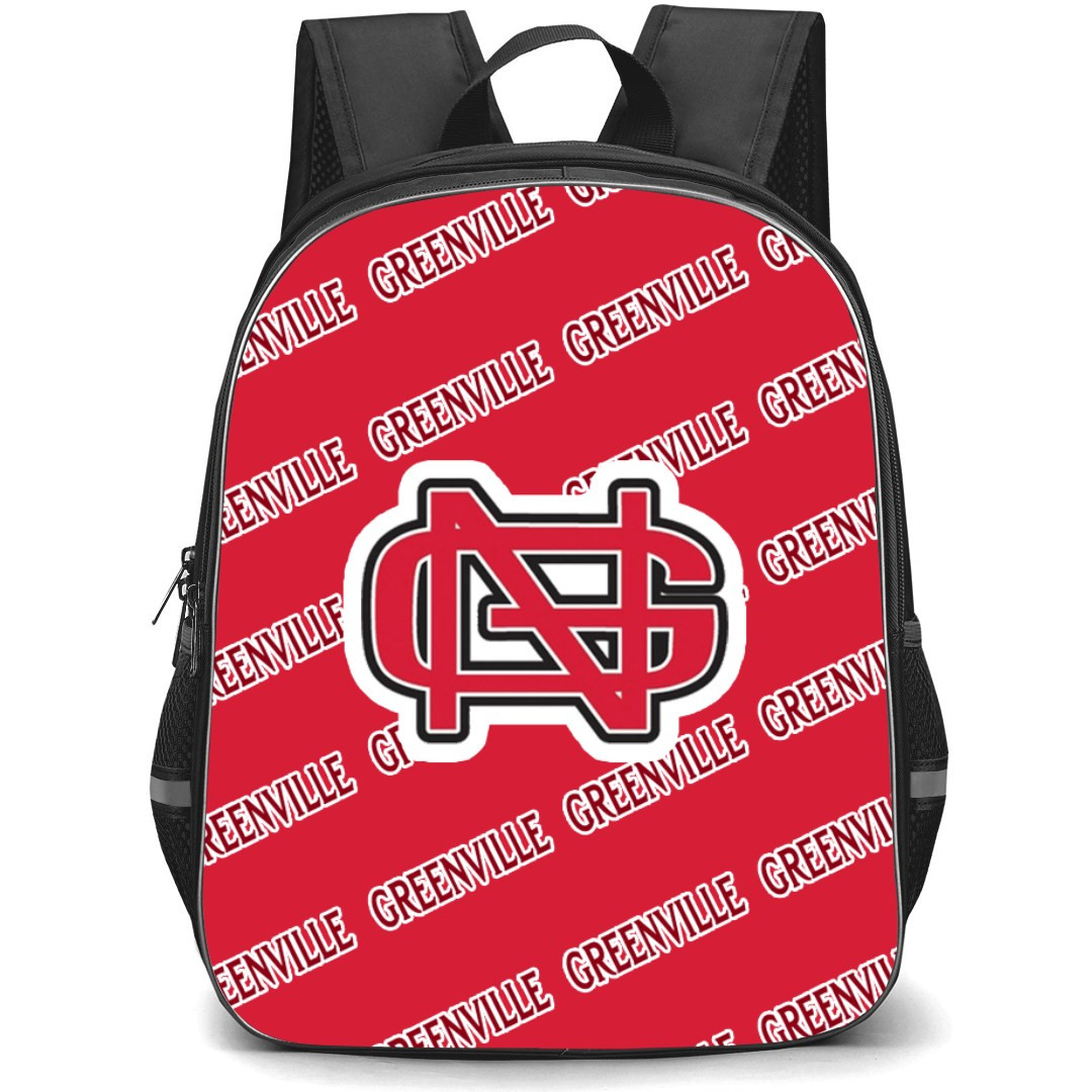 North Greenville University Crusaders Backpack StudentPack - North Greenville University Crusaders College Football Medley Monogram Wordmark