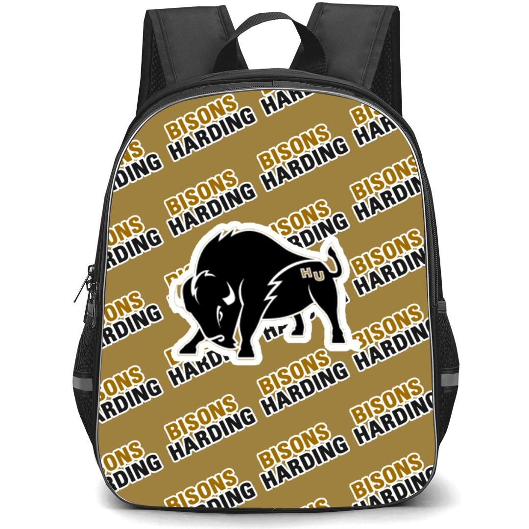 Oklahoma Baptist University Bison Backpack StudentPack - Oklahoma Baptist University Bison College Football Medley Monogram Wordmark