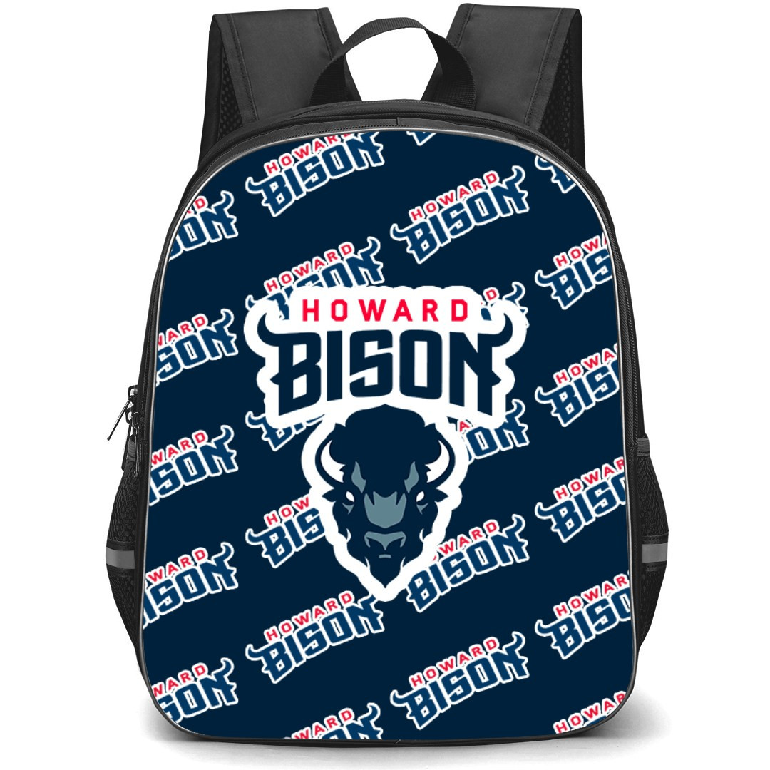 Howard Bison Backpack StudentPack - Howard University Bison College Football Medley Monogram Wordmark