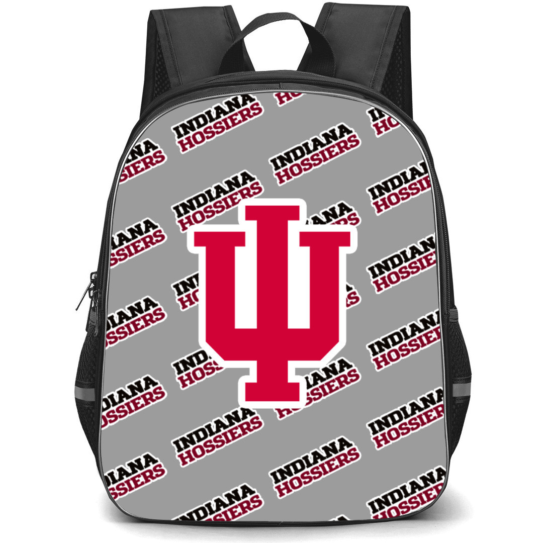 Indiana Hoosiers Backpack StudentPack - Indiana Hoosiers College Football Medley Monogram Wordmark