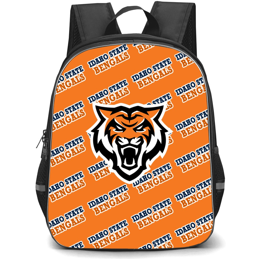 Idaho State Bengals Backpack StudentPack - Idaho State University Bengals College Football Medley Monogram Wordmark