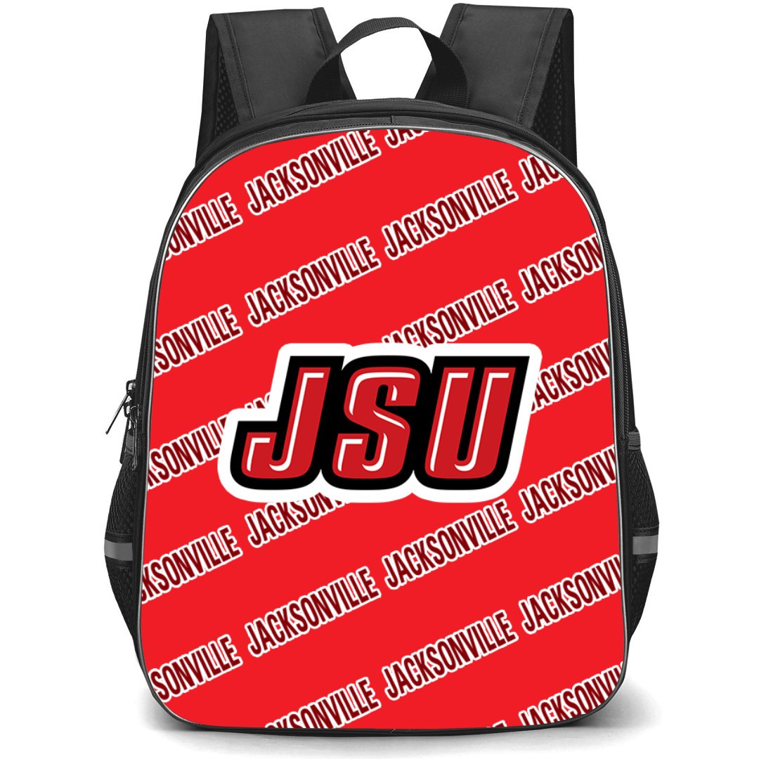 Jacksonville State Gamecocks Backpack StudentPack - Jacksonville State Gamecocks College Football Medley Monogram Wordmark