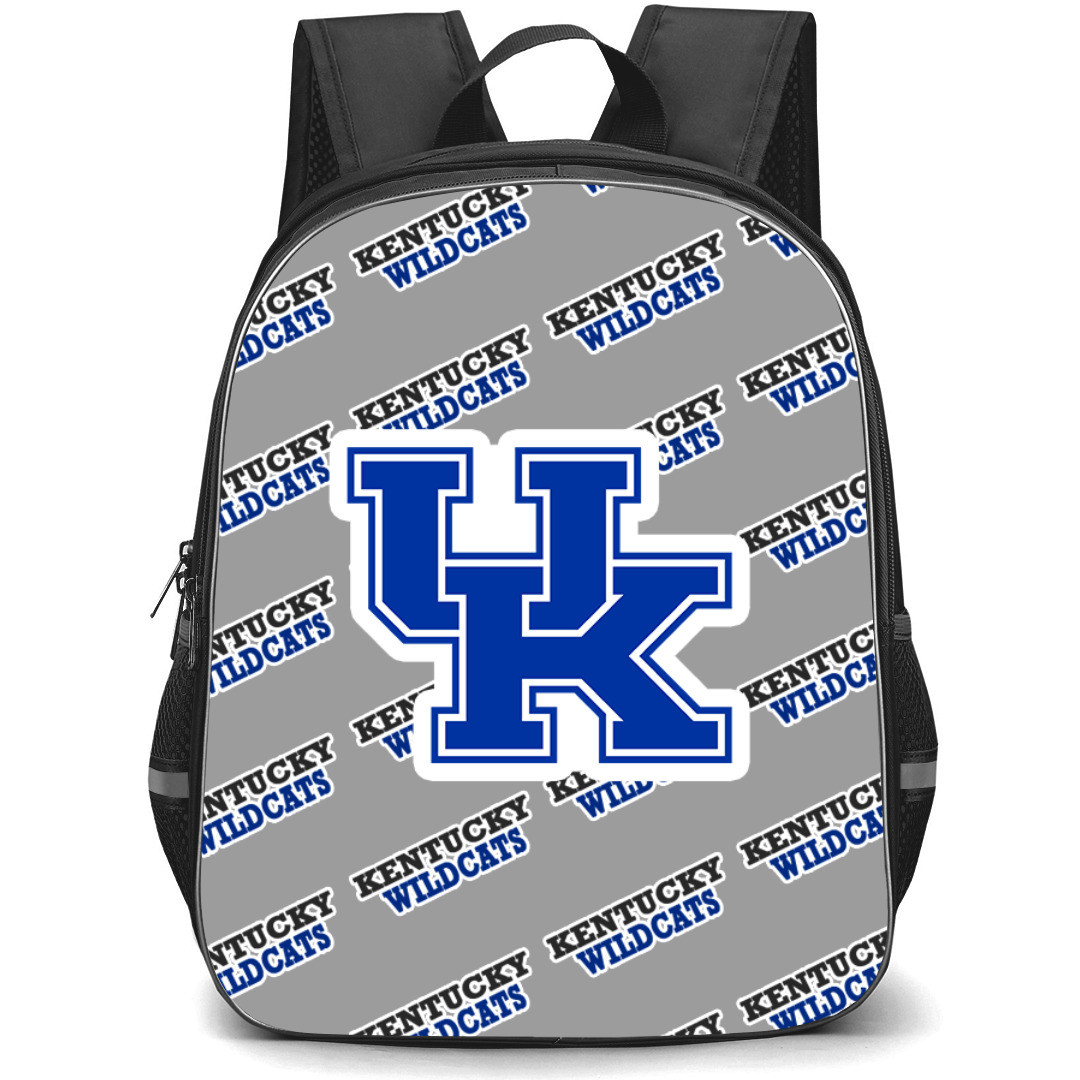 Kentucky Wildcats Backpack StudentPack - Kentucky Wildcats College Football Medley Monogram Wordmark