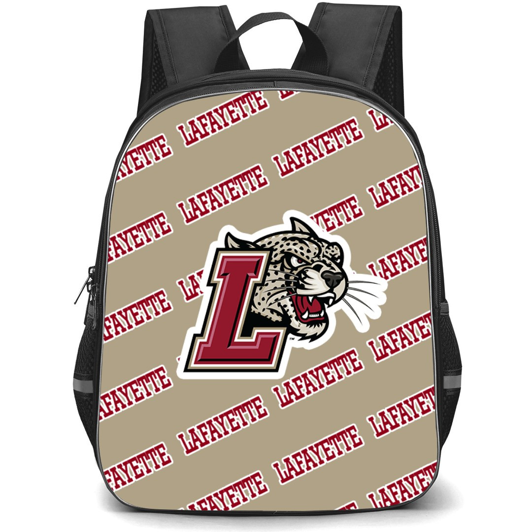 Lafayette Leopards Backpack StudentPack - Lafayette College Leopards College Football Medley Monogram Wordmark