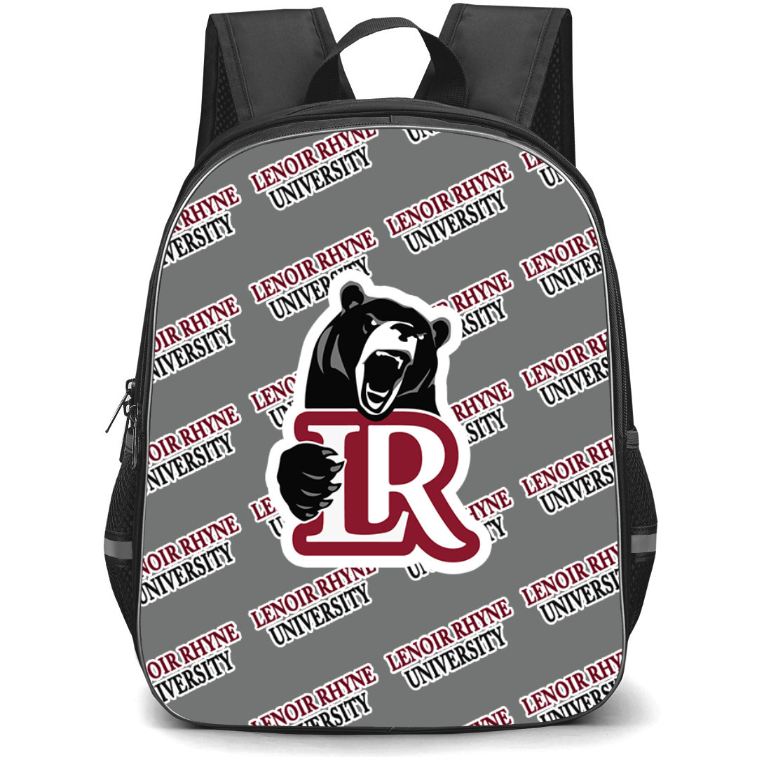 Lenoir?Rhyne University Bears Backpack StudentPack - Lenoir?Rhyne University Bears College Football Medley Monogram Wordmark