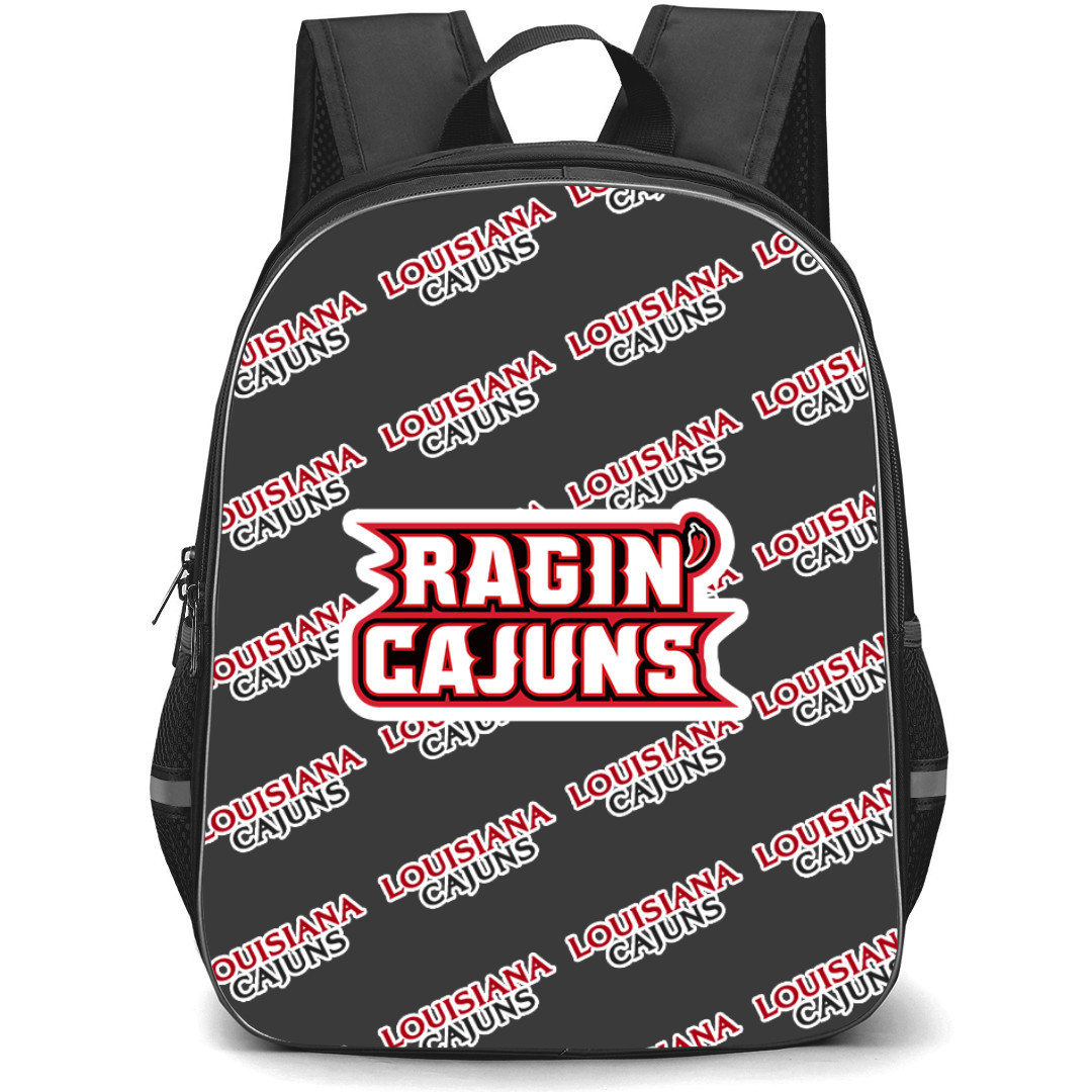 Louisiana Ragin' Cajuns Backpack StudentPack - Louisiana Ragin' Cajuns College Football Medley Monogram Wordmark