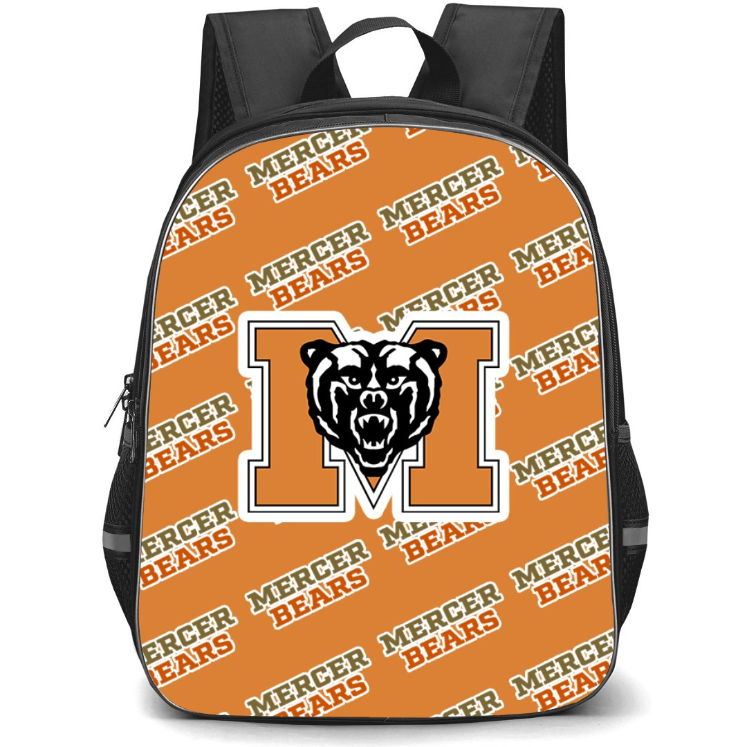 Mercer Bears Backpack StudentPack - Mercer University Bears College Football Medley Monogram Wordmark