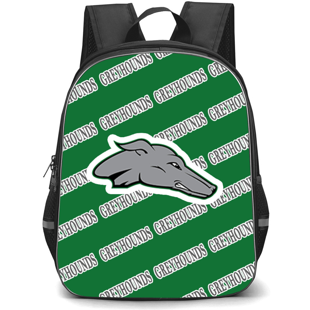 Eastern New Mexico University Greyhounds Backpack StudentPack - Eastern New Mexico University Greyhounds College Football Medley Monogram Wordmark