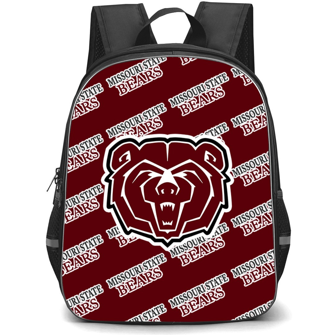 Missouri State Bears Backpack StudentPack - Missouri State University Bears College Football Medley Monogram Wordmark