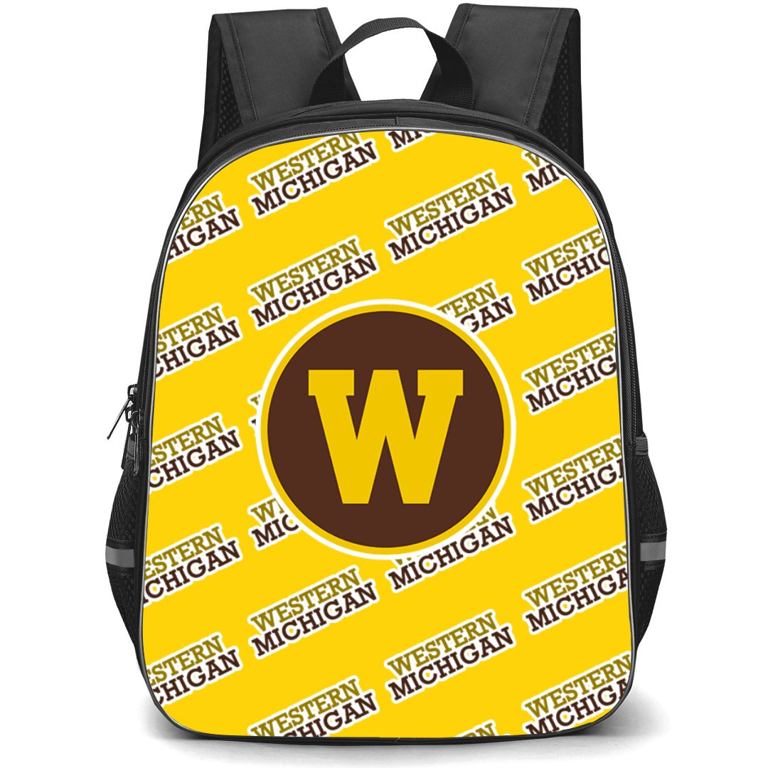 Western Michigan Broncos Backpack StudentPack - Western Michigan Broncos College Football Medley Monogram Wordmark
