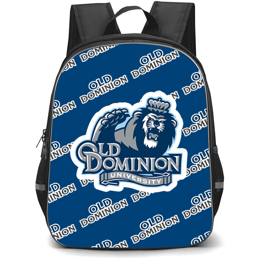 Old Dominion Monarchs Backpack StudentPack - Old Dominion Monarchs College Football Medley Monogram Wordmark