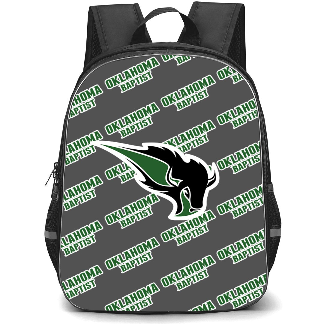 Harding University Bisons Backpack StudentPack - Harding University Bisons College Football Medley Monogram Wordmark