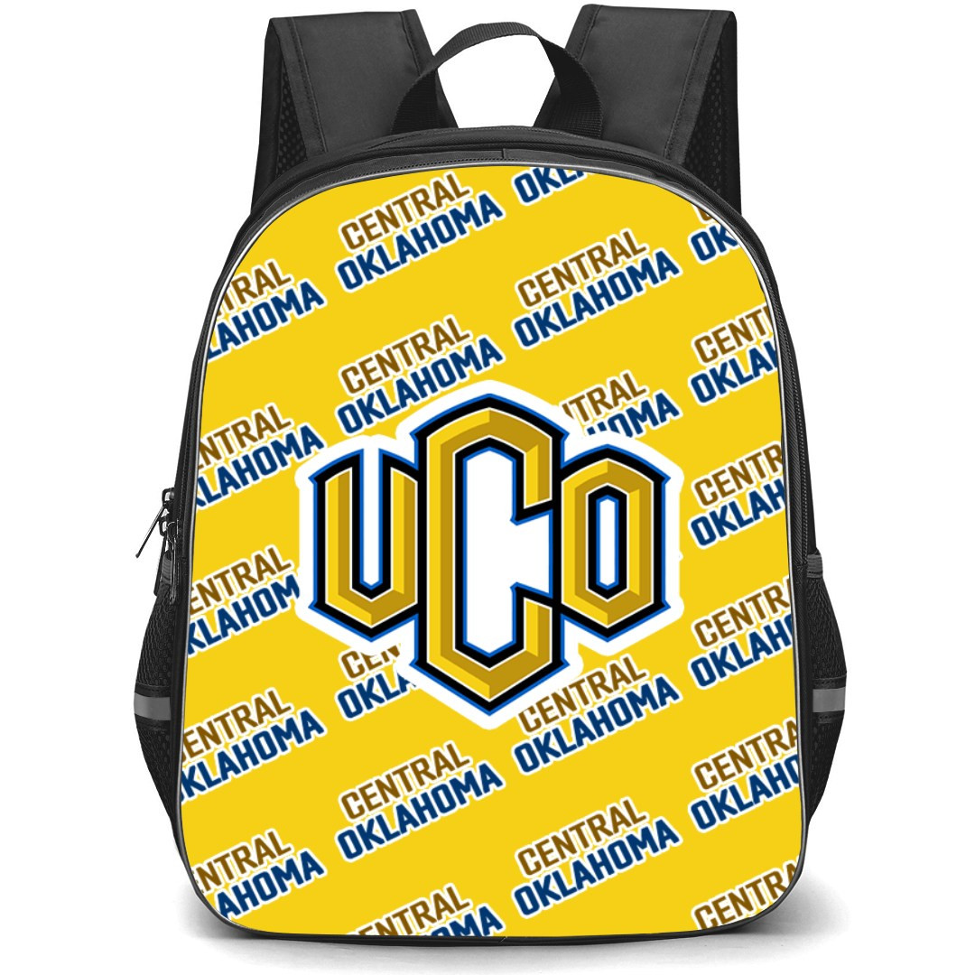 University of Central Oklahoma Bronchos Backpack StudentPack - University of Central Oklahoma Bronchos College Football Medley Monogram Wordmark