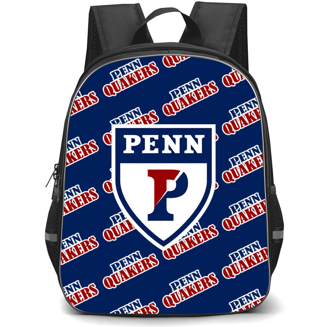 Penn Quakers Backpack StudentPack - University of Pennsylvania Quakers College Football Medley Monogram Wordmark