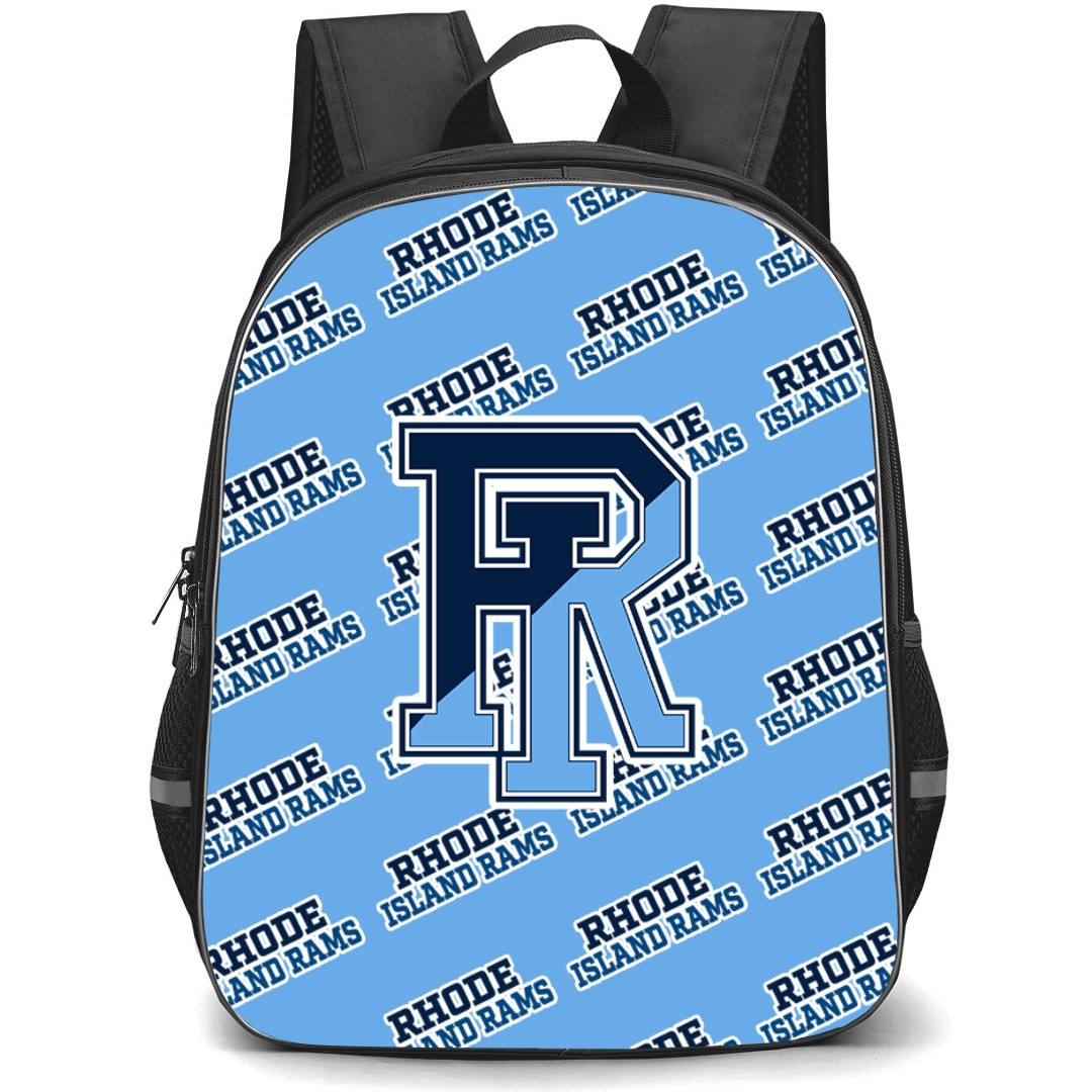 Rhode Island Rams Backpack StudentPack - University of Rhode Island Rams College Football Medley Monogram Wordmark