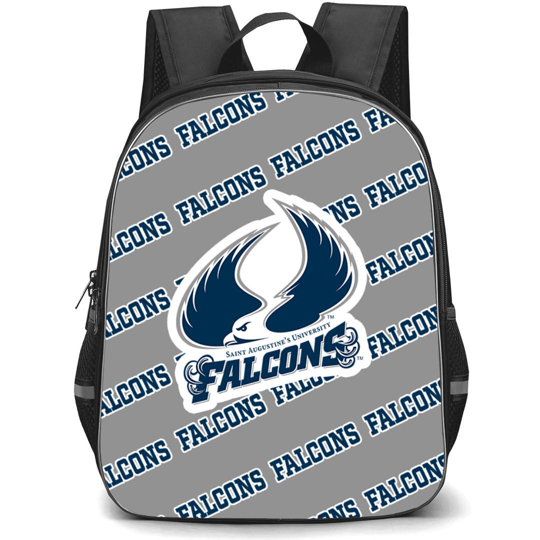 Saint Augustine's University Falcons Backpack StudentPack - Saint Augustine's University Falcons College Football Medley Monogram Wordmark