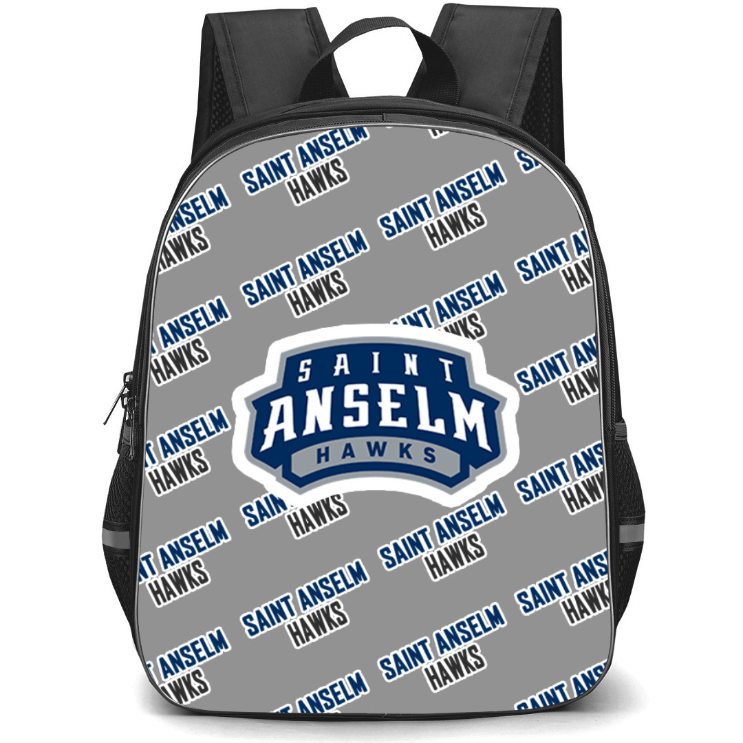 Saint Anselm College Hawks Backpack StudentPack - Saint Anselm College Hawks College Football Medley Monogram Wordmark