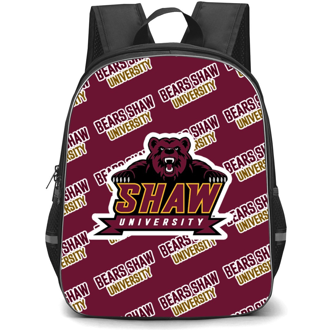 Shaw University Bears Backpack StudentPack - Shaw University Bears College Football Medley Monogram Wordmark