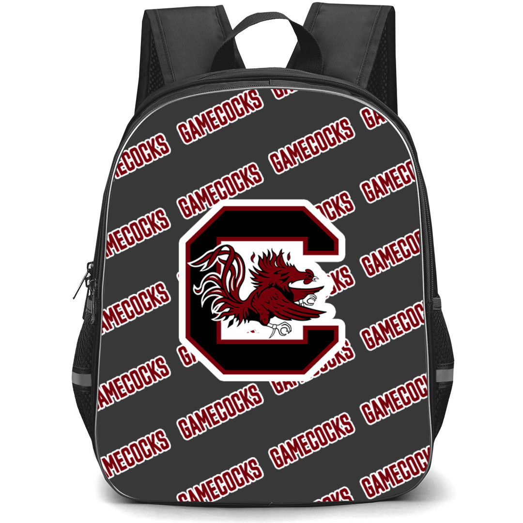 South Carolina Gamecocks Backpack StudentPack - South Carolina Gamecocks College Football Medley Monogram Wordmark