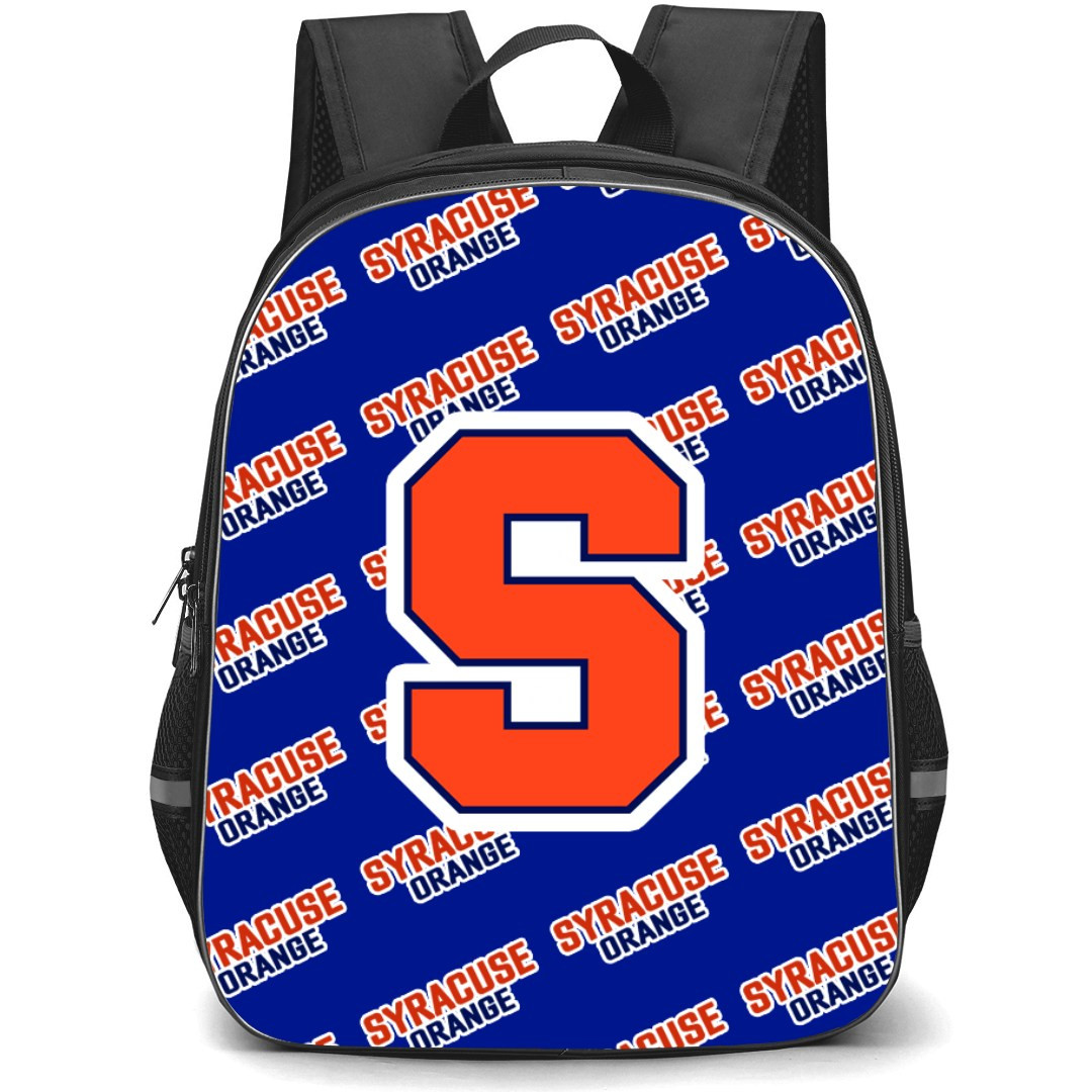 Syracuse Orange Backpack StudentPack - Syracuse Orange College Football Medley Monogram Wordmark
