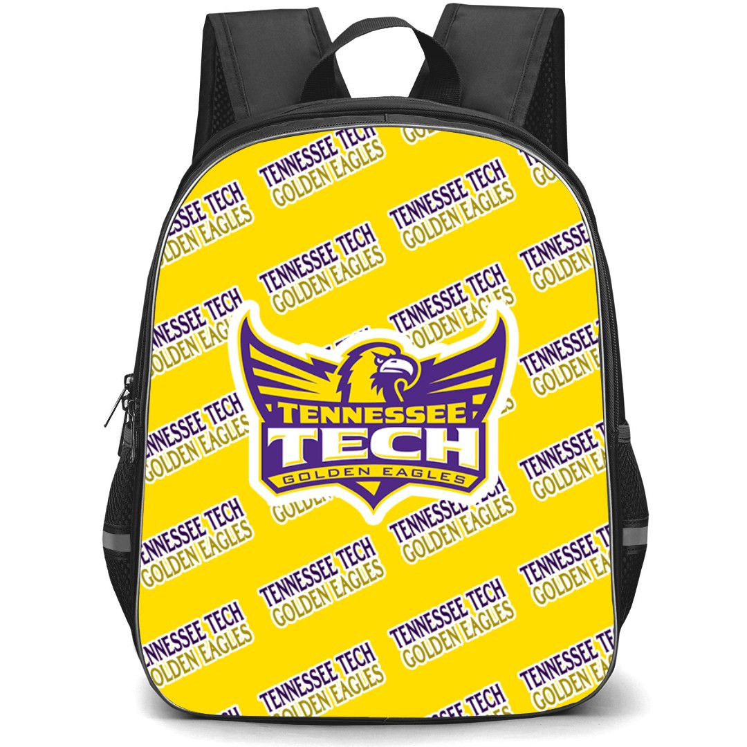 Tennessee Tech Golden Eagles Backpack StudentPack - Tennessee Technological University Golden Eagles College Football Medley Monogram Wordmark
