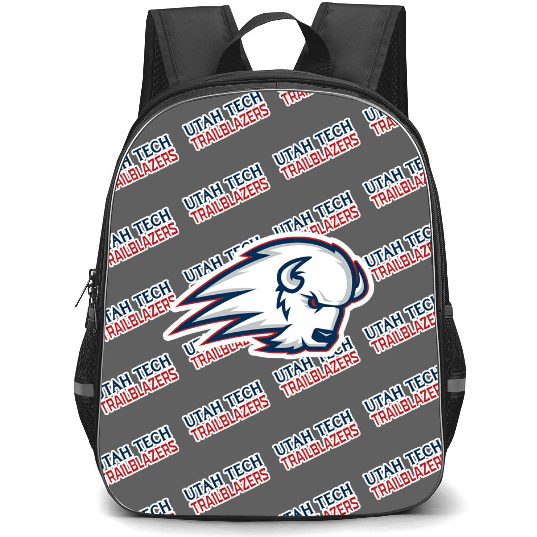 Utah Tech Trailblazers Backpack StudentPack - Utah Tech University Trailblazers College Football Medley Monogram Wordmark