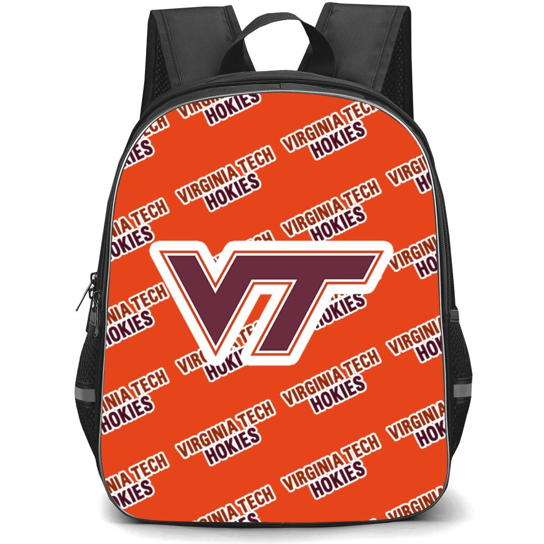 Virginia Tech Hokies Backpack StudentPack - Virginia Tech Hokies College Football Medley Monogram Wordmark
