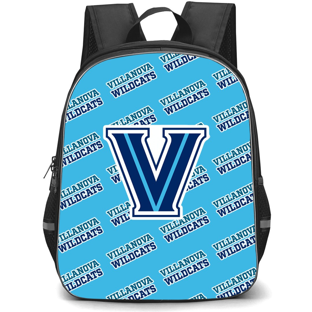 Villanova Wildcats Backpack StudentPack - Villanova University Wildcats College Football Medley Monogram Wordmark