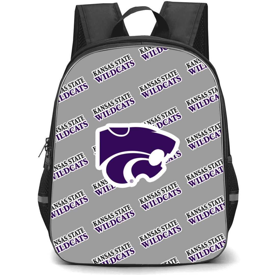 Kansas State Wildcats Backpack StudentPack - Kansas State Wildcats College Football Medley Monogram Wordmark