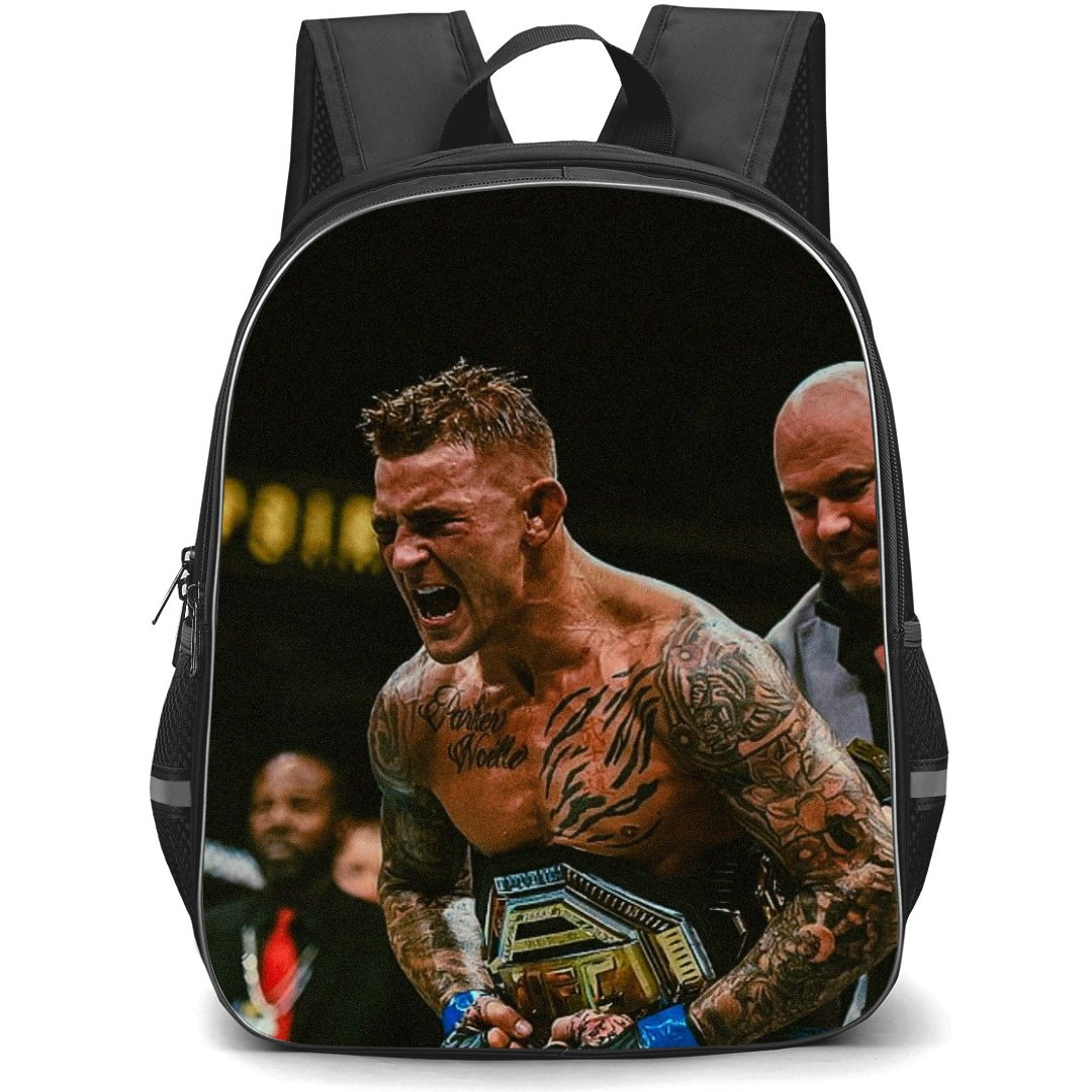 UFC Dustin Poirier Backpack StudentPack - Dustin Poirier Shouting Poster