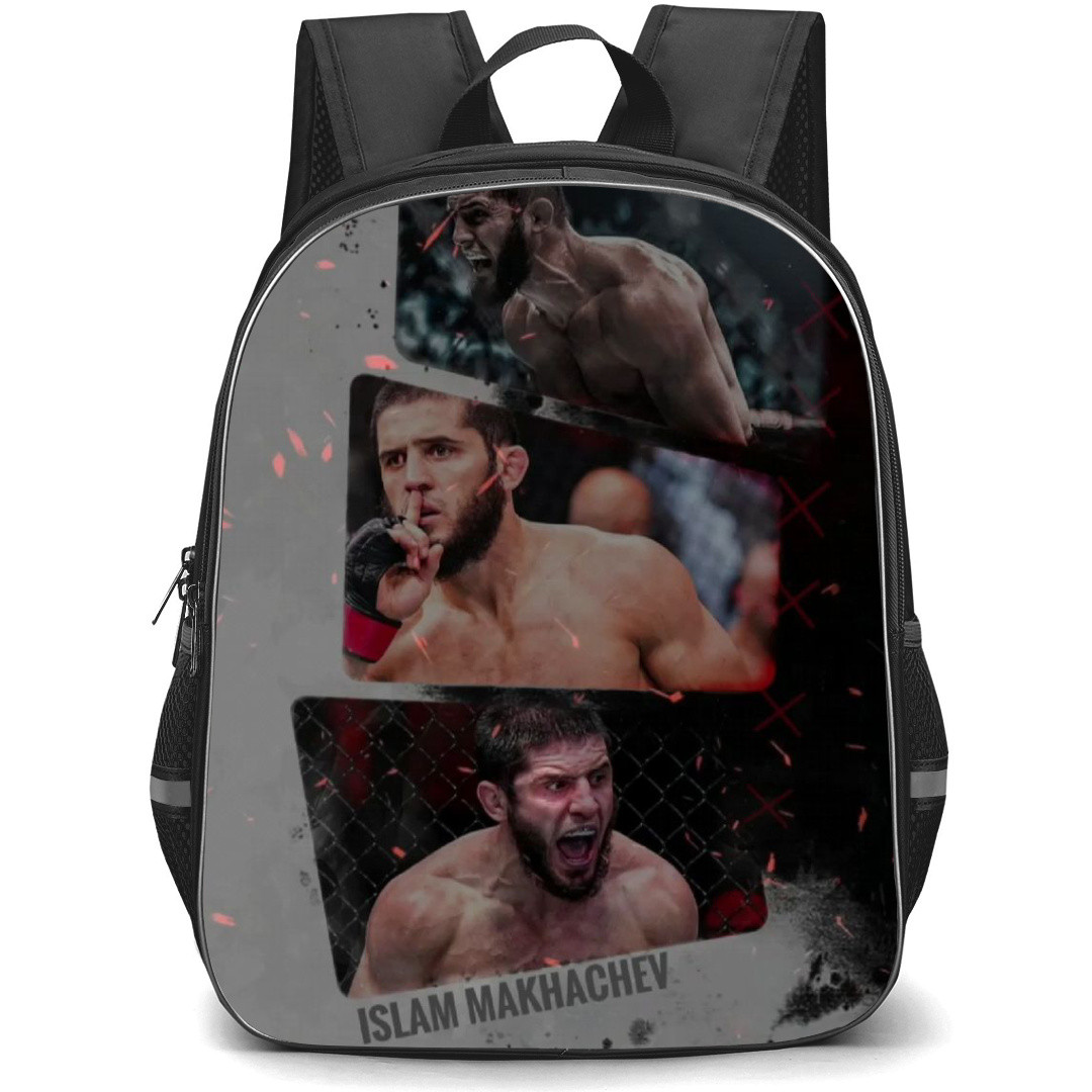 UFC Islam Makhachev Backpack StudentPack - Islam Makhachev Winning Moment Poster