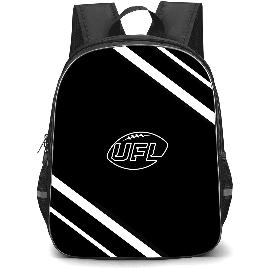 United Football League Logo Backpack School Bag StudentPack - United Football League Logo Large Logo With Stripe
