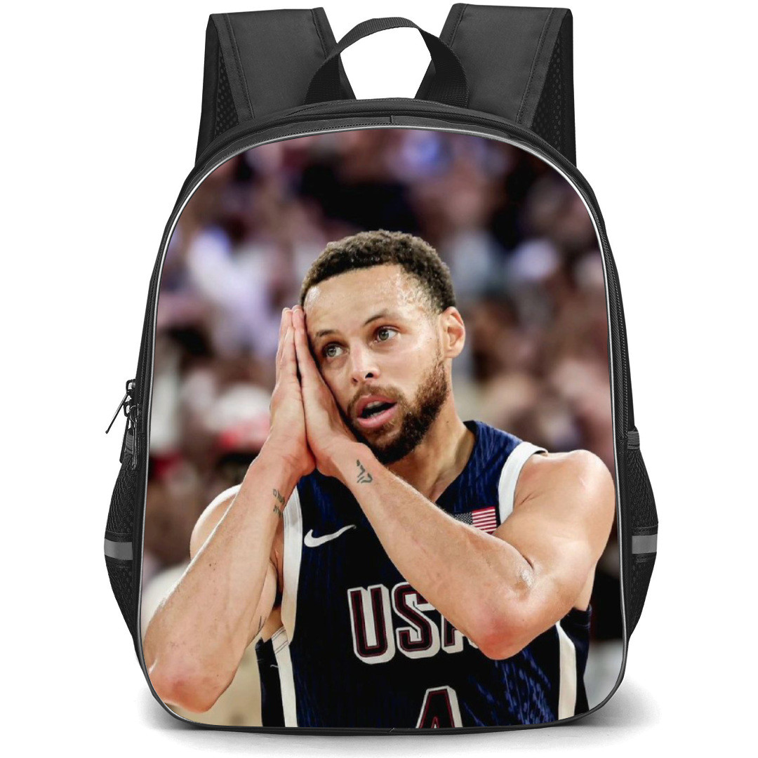United States National Basketball Team 2024 Stephen Curry Backpack Student Pack - Stephen Curry Mocking Sleep