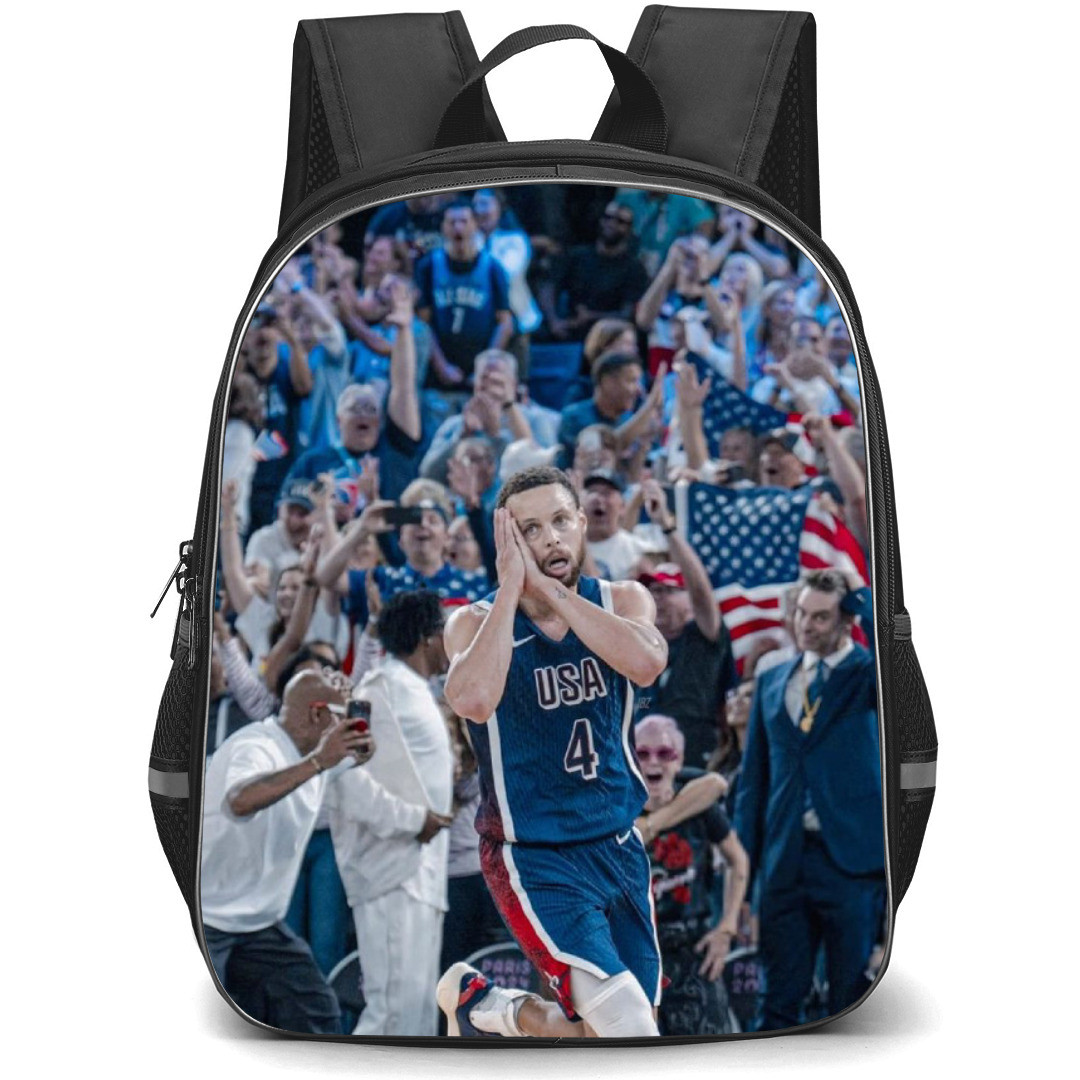United States National Basketball Team 2024 Stephen Curry Backpack Student Pack - Stephen Curry Running Mock Sleep