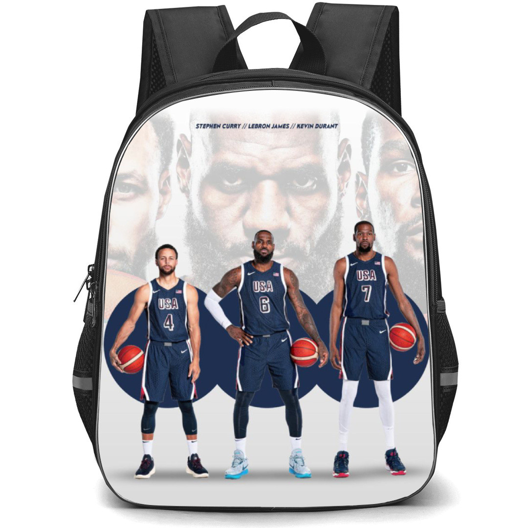 United States National Basketball Team 2024 Backpack Student Pack - Trio Fierce Poster