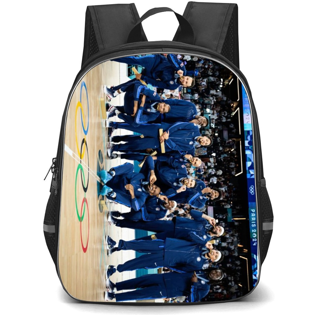 United States National Basketball Team 2024 Backpack Student Pack - Victory Group Picture